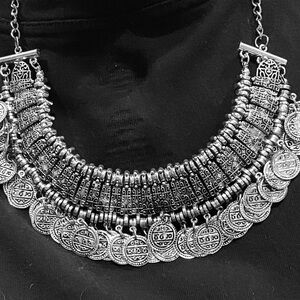 Silver Coin Necklace